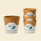 Essbarer Trinkbecher, hell, 110 ml, Ø oben 6,5 x Ø unten 4,5 x Höhe 6 cm (10er Packung)