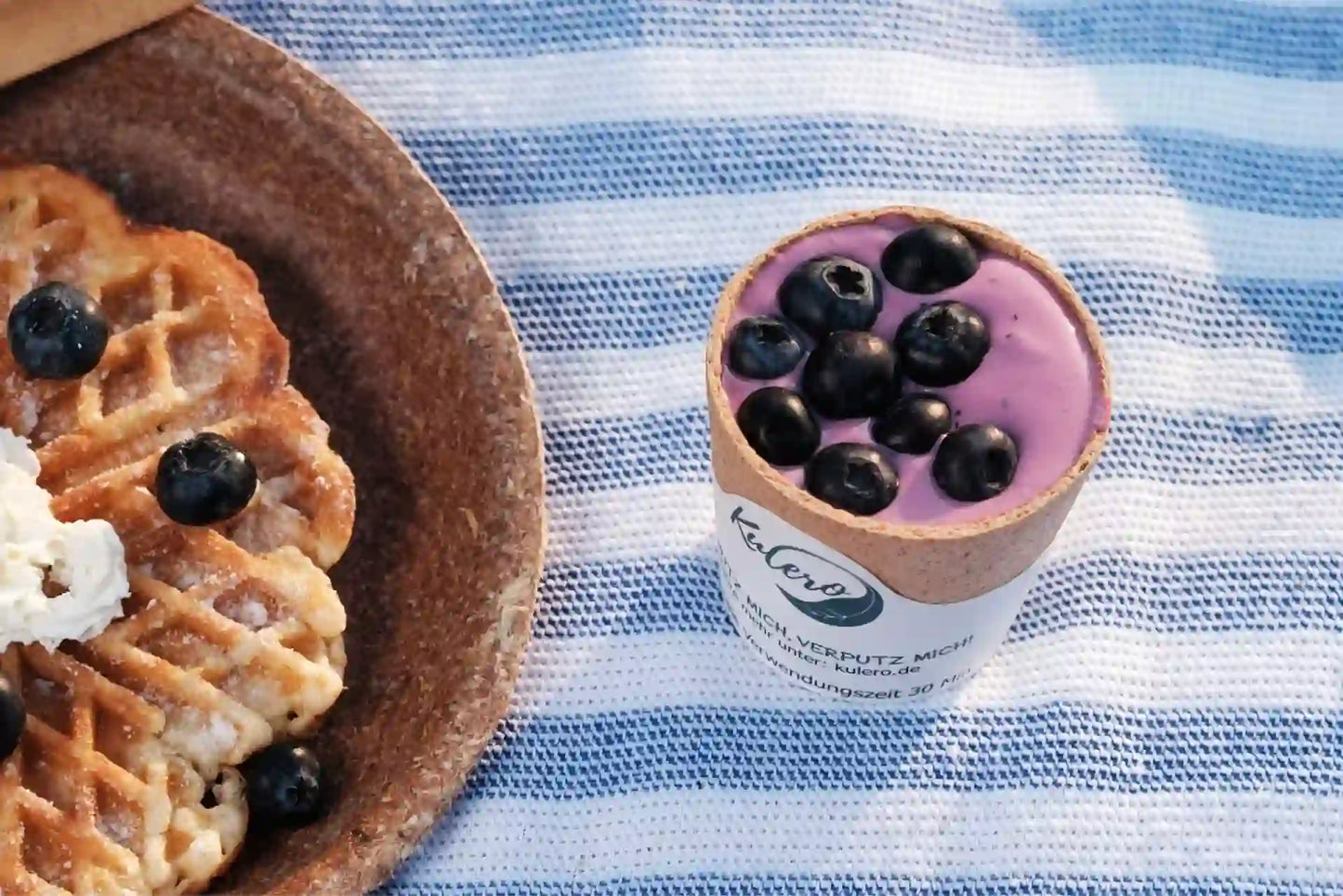 Essbarer Trinkbecher, 220 ml, Ø oben 8 x Ø unten 5 x Höhe 8 cm (12er Packung)