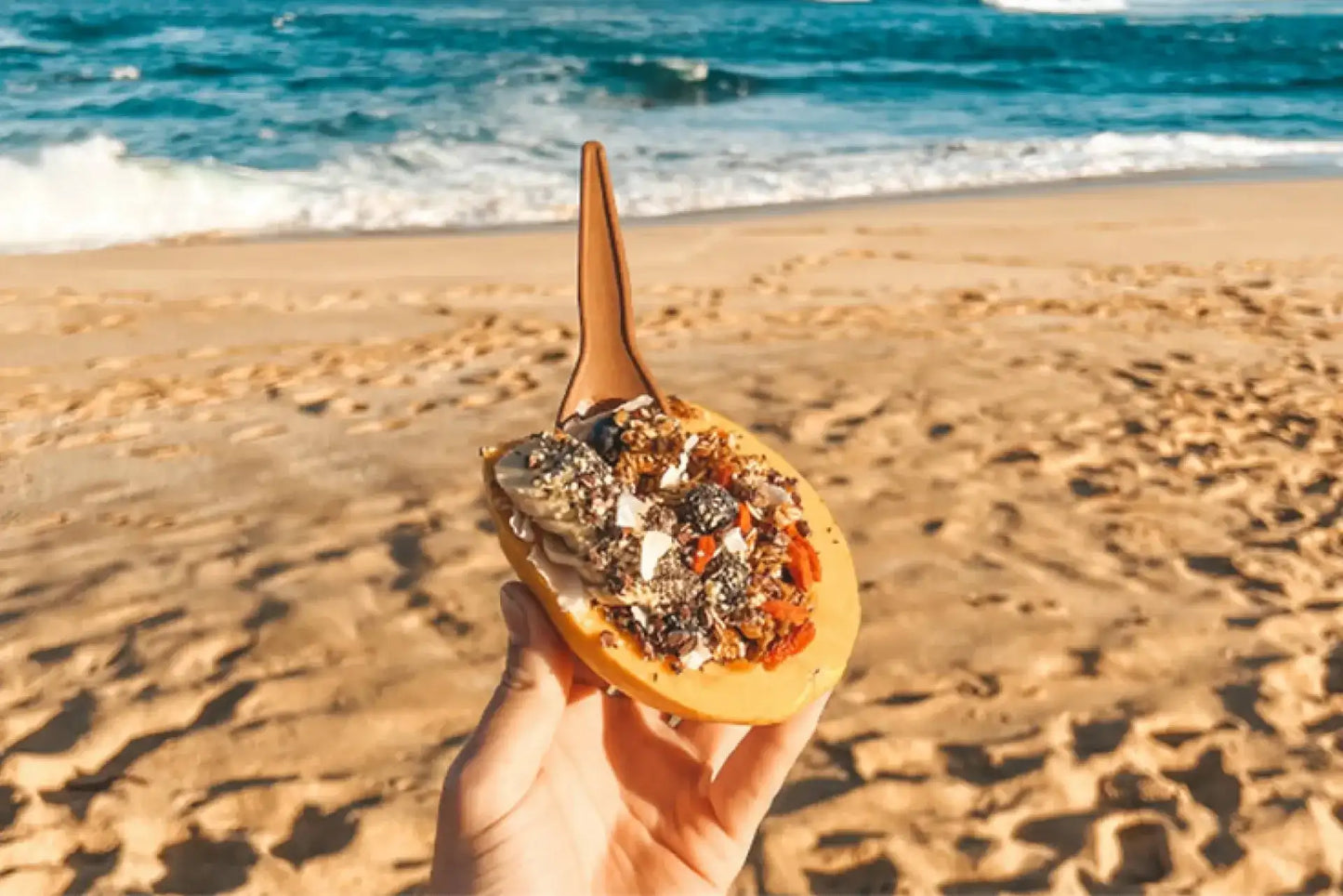 100er Packung essbare Göffel in der Sorte Kakao 13 cm